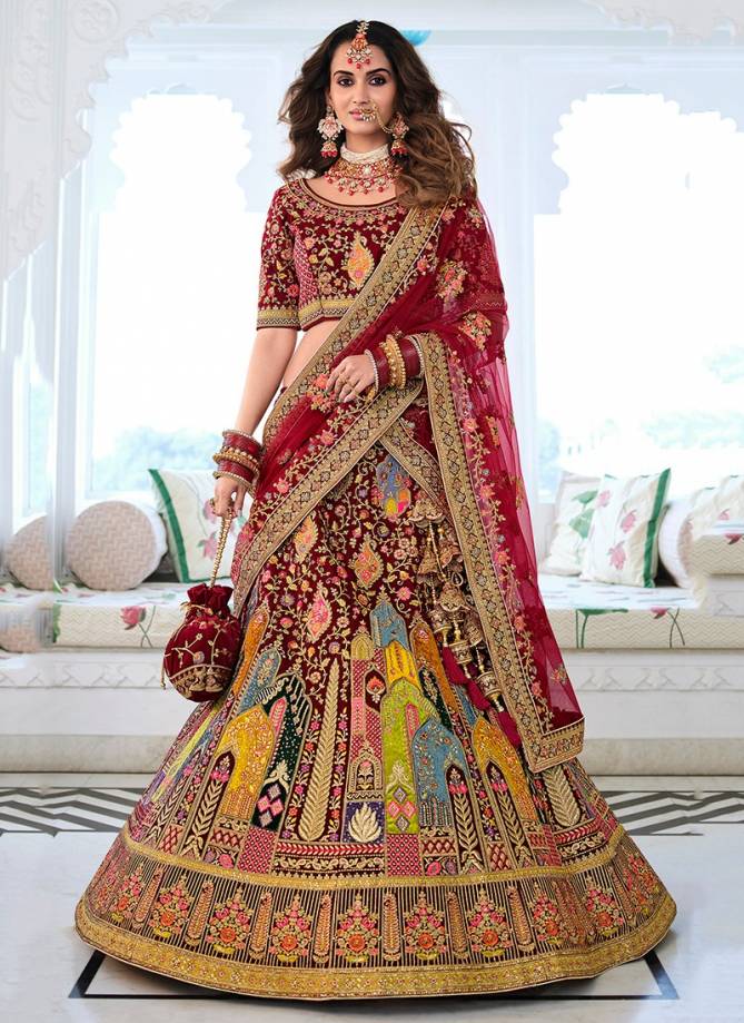 ROYAL ROYAL 23 Exclusive Bridal Wedding Wear Heavy Embroidery Work Latest Lehenga Choli Collection